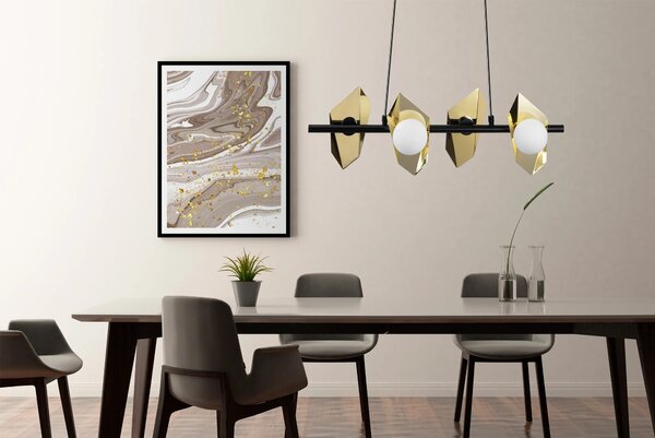 Stropna svetilka APP1412-CP BLACK GOLD