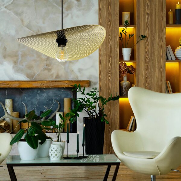 Stropna svetilka APP1469-1CP BLACK/GOLD