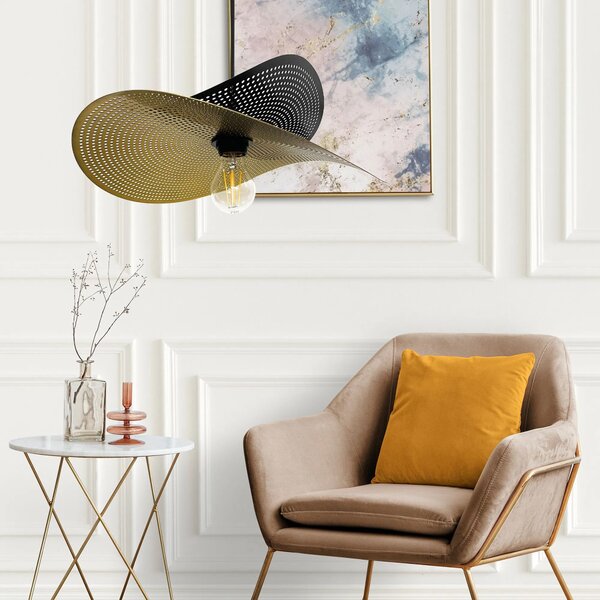 Stropna svetilka APP1471-1CP black/gold