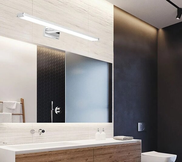 LED KOPALNICA STENSKA SVETILKA NAD OGLEDALOM 8W 40CM APP368-1W KROM