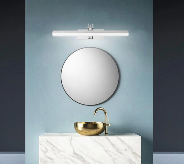 LED KOPALNICA STENSKA SVETILKA NAD OGLEDALOM 9W 40CM APP372-1W KROM