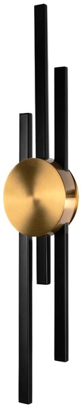 Stenska svetilka LED APP1437-W BLACK GOLD