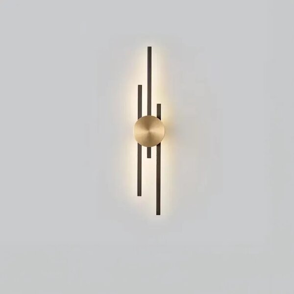 Stenska svetilka LED APP1437-W BLACK GOLD