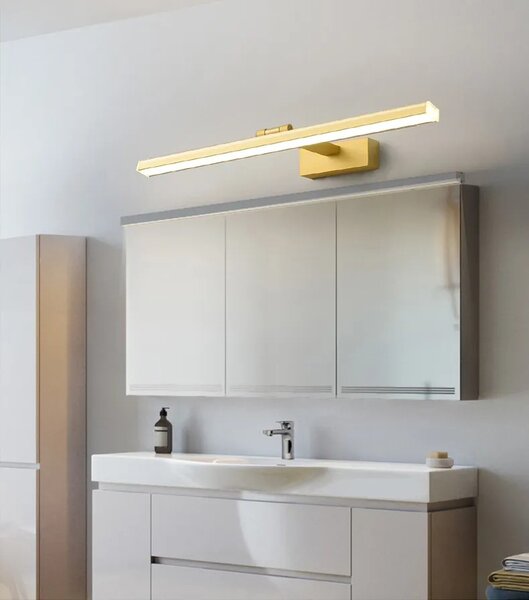 Stenska svetilka LED zlata 80cm APP835-1W
