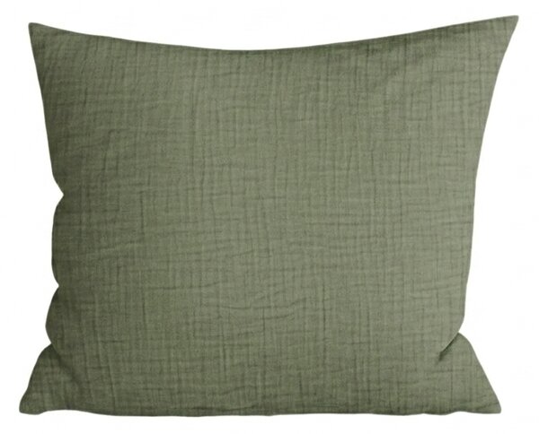 Muslin prevleka za vzglavnik MUSSARI 45x45 cm, olivno zelena