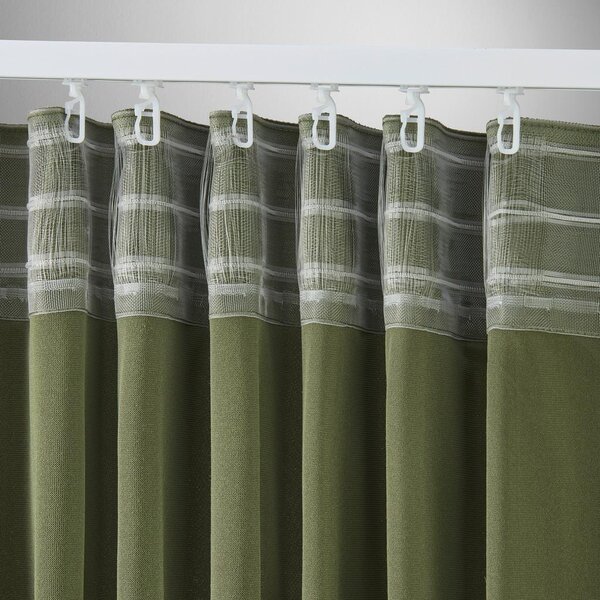 Modern Living Končana Zavesa Bianca, Zelena, Ca. 140/245 Cm