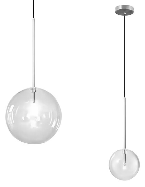 Steklena stropna svetilka Glass Sphere 20cm APP1684-1CP