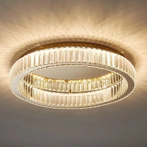 Kristalna svetilka plafond APP1719-C 40 cm Gold