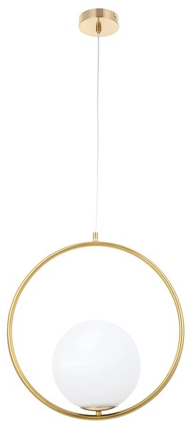 Steklena stropna svetilka G109-1W Gold