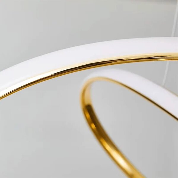 Viseča LED svetilka G077-3CPR Gold