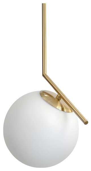 Steklena stropna svetilka G106-1W Gold White