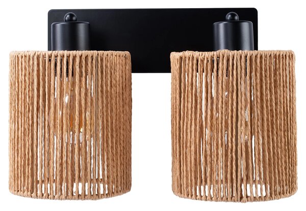 Stenska svetilka APP1824-2W NATURE BLACK