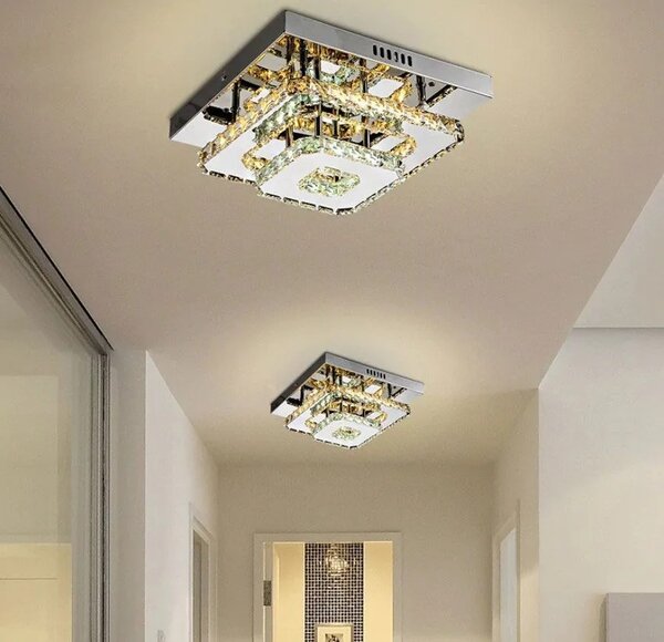 Strop Crystal Plafond LED 24W Square APP410-C