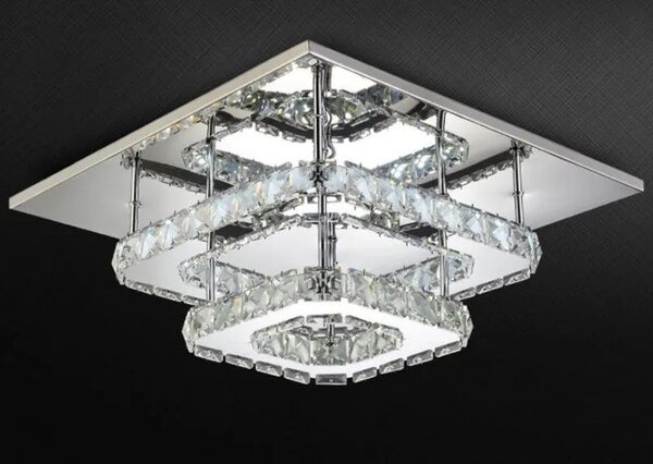 Strop Crystal Plafond LED 24W Square APP410-C