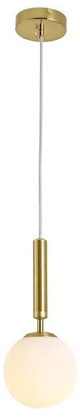 GLASS SPHERE PENDANT LAMP G108-1W GOLD E27