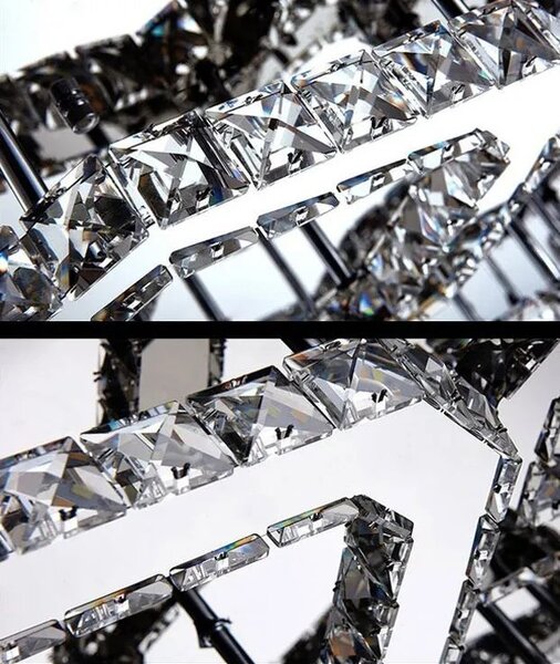 Strop Crystal Plafond LED 24W Square APP410-C