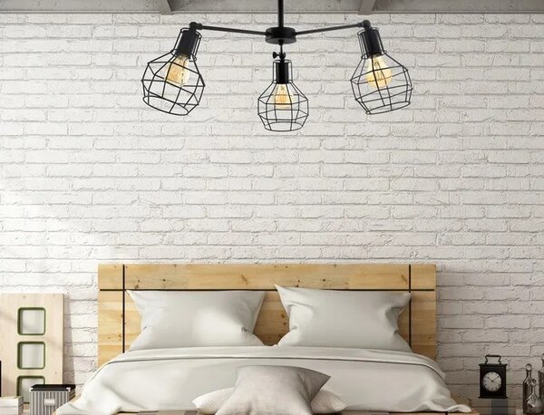 Kovinska viseča stropna svetilka Loft APP734-3C