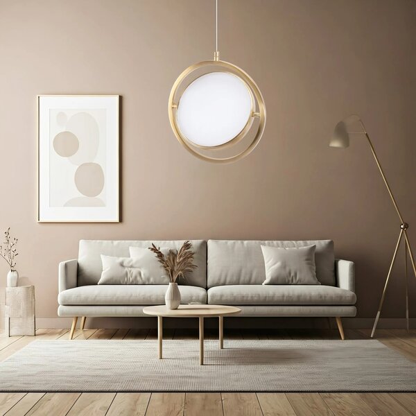 Viseča LED svetilka APP1791-CP Gold Brush