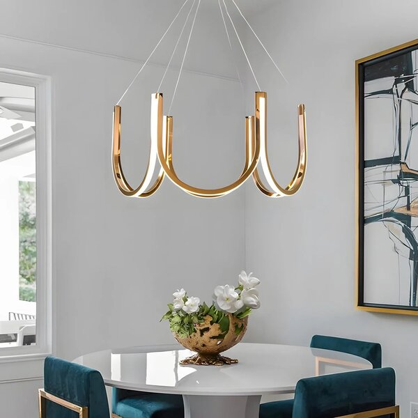 Viseča LED svetilka APP1749-CP Gold
