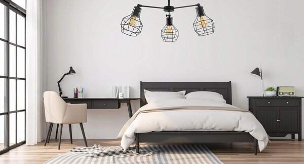 Kovinska viseča stropna svetilka Loft APP734-3C