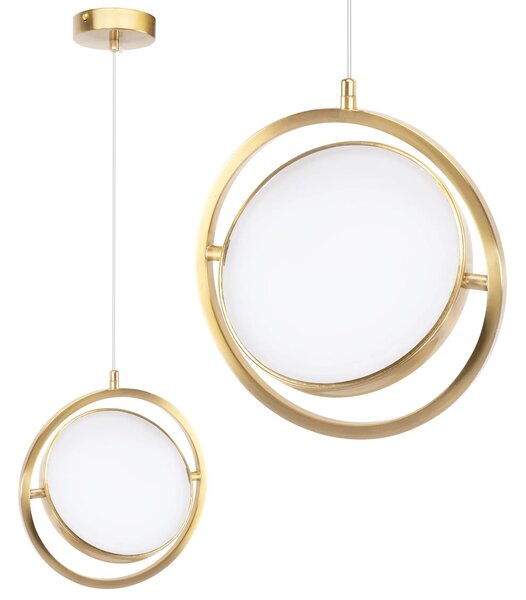 Viseča LED svetilka APP1791-CP Gold Brush