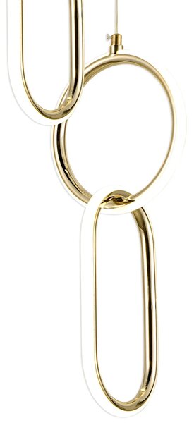 Viseča LED svetilka G077-3CPR Gold