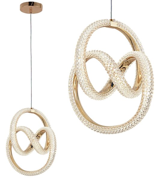 Viseča LED svetilka G068-CP Gold