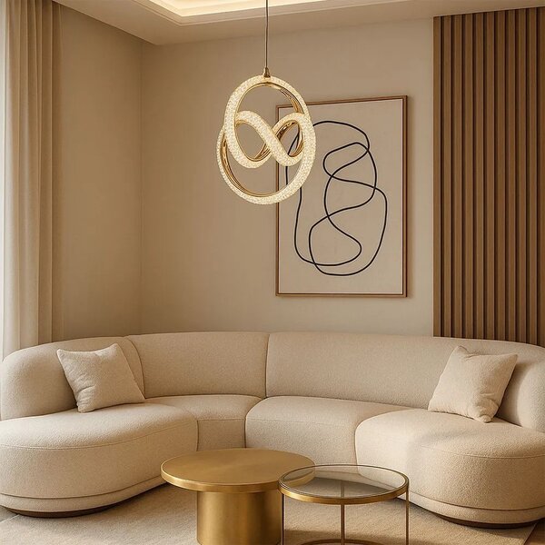 Viseča LED svetilka G068-CP Gold