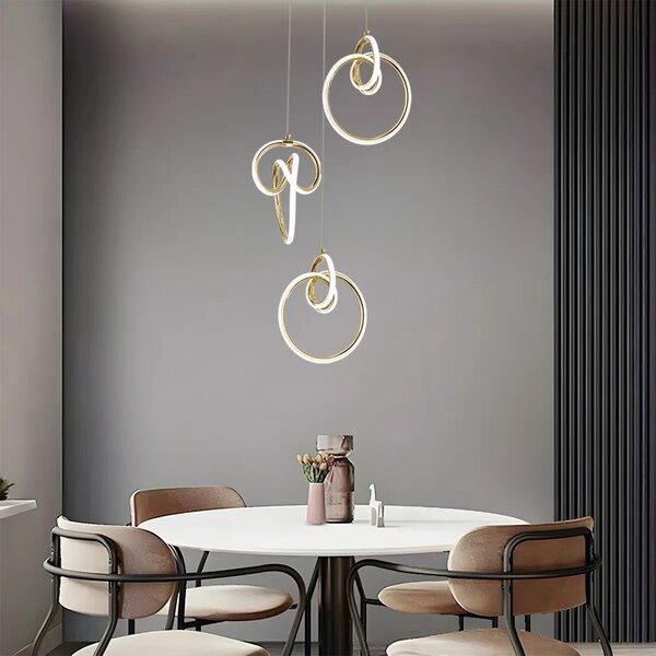 Viseča LED svetilka G072-3CPR Gold