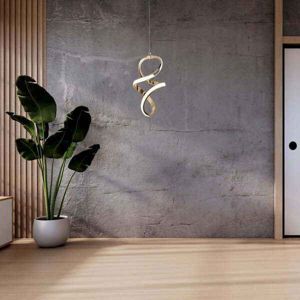Viseča LED svetilka G074-1CP Gold