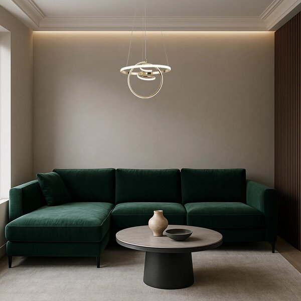 Viseča LED svetilka G066-CP Gold