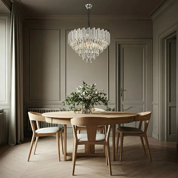 Obesna svetilka s kristali G051-CP 50CM Chrome