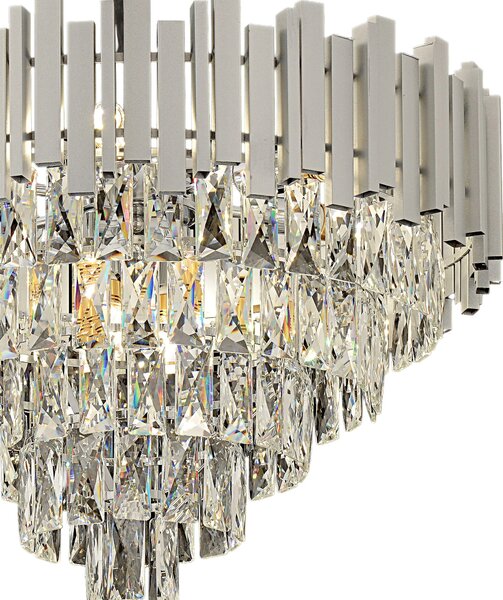 Obesna svetilka s kristali G051-CP 50CM Chrome