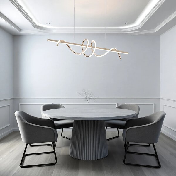 Viseča LED svetilka G065-CP Gold