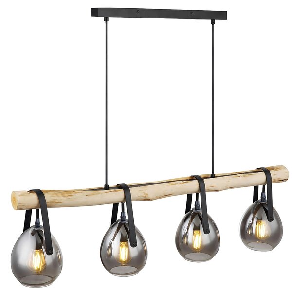 Stenska svetilka APP1775-4CP WOOD GREY