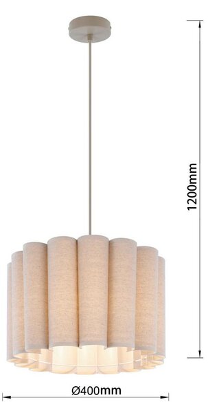 Mömax Viseča Svetilka Sejla, Ca. 40/40/120 Cm