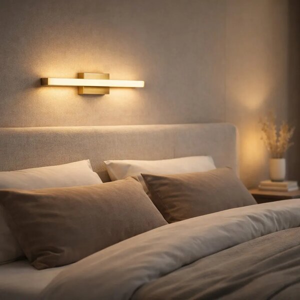 Stenska svetilka LED 42CM APP1851-1W BRUSH GOLD