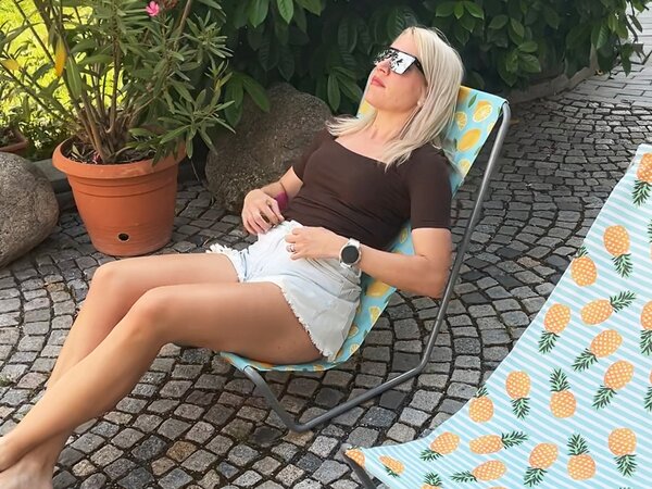 Zložljiv plažni ležalnik SAND LEMON, barvni