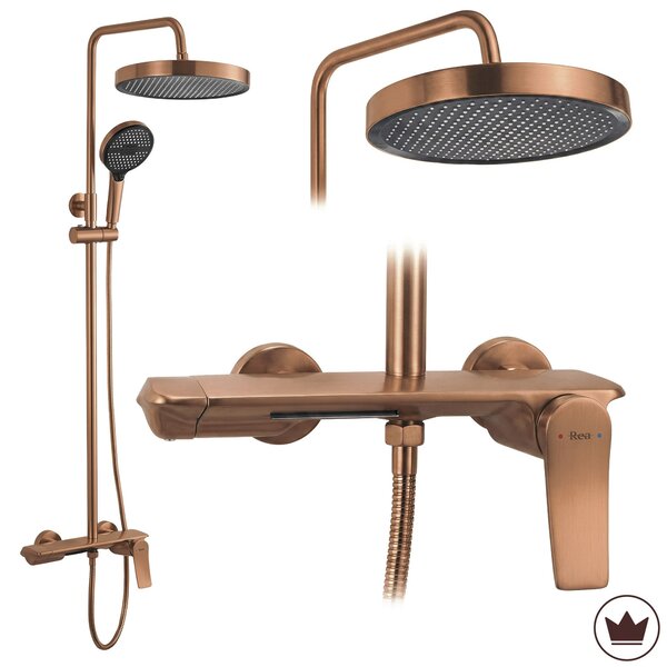 Komplet za prhanje Rea Vision Brush Copper