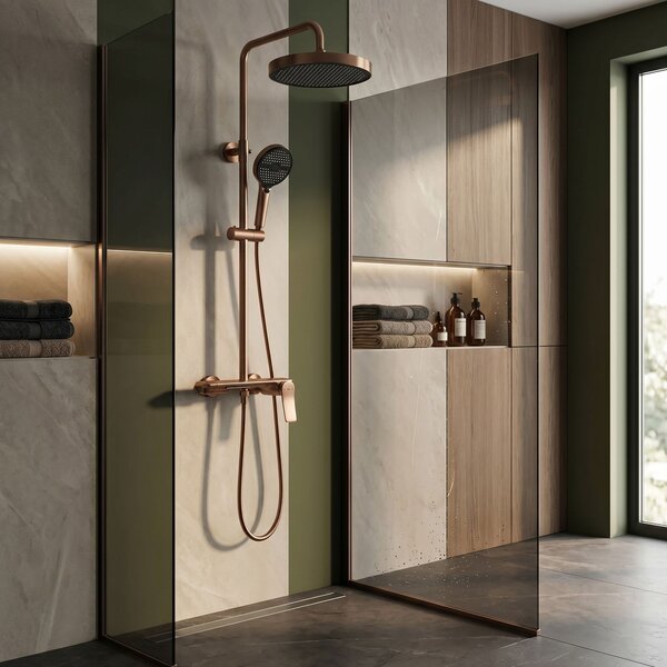 Komplet za prhanje Rea Vision Brush Copper