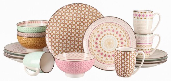 Creatable Kombinirani Servis Mandala Bunt, 16-Delni
