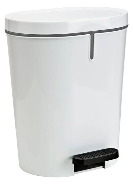 Denox Pedal bin 25 L, ovalen, bel