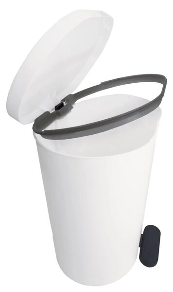 Denox Pedal bin 25 L, ovalen, bel