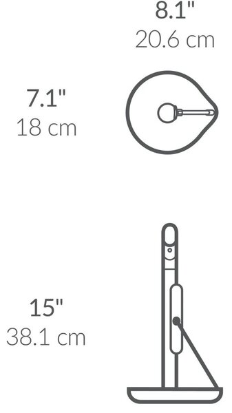 Simplehuman Dozator za papirnate brisače + črpalkaza čistila, nerjaveče jeklo