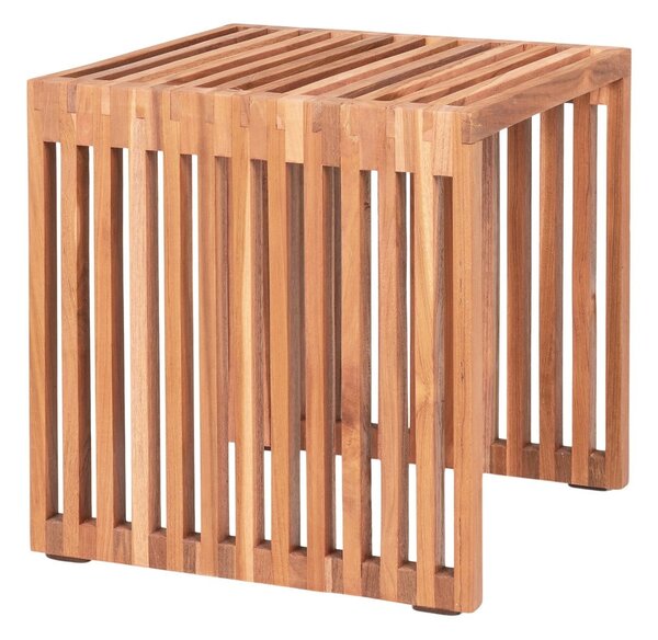 Stranska mizica iz masivnega tika 40x40 cm Pego – House Nordic
