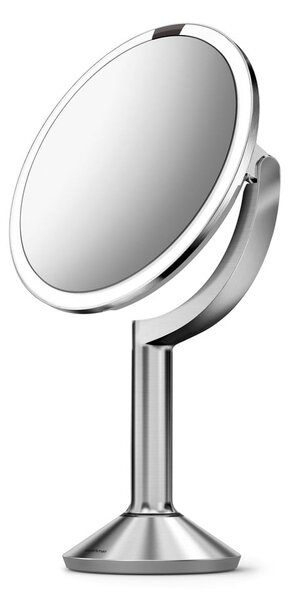 Kozmetično povečevalno ogledalo z lučjo ø 20 cm Sensor Trio – simplehuman