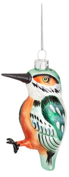 Steklen okrasek za jelko Kingfisher – Sass & Belle