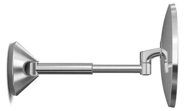 Stensko kozmetično ogledalo z lučjo/povečevalno ø 20 cm Sensor – simplehuman