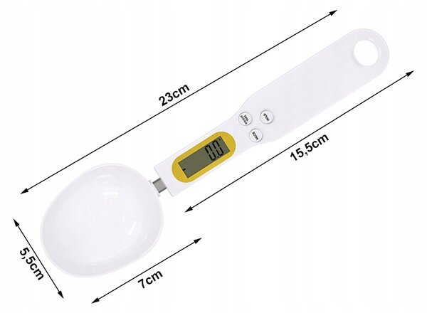 Digitalna kuhinjska tehtnica žlica LCD do 500g