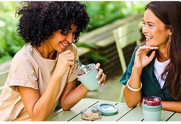 Posoda za malico 2 kos s predeli/za jogurt Ellipse – Mepal